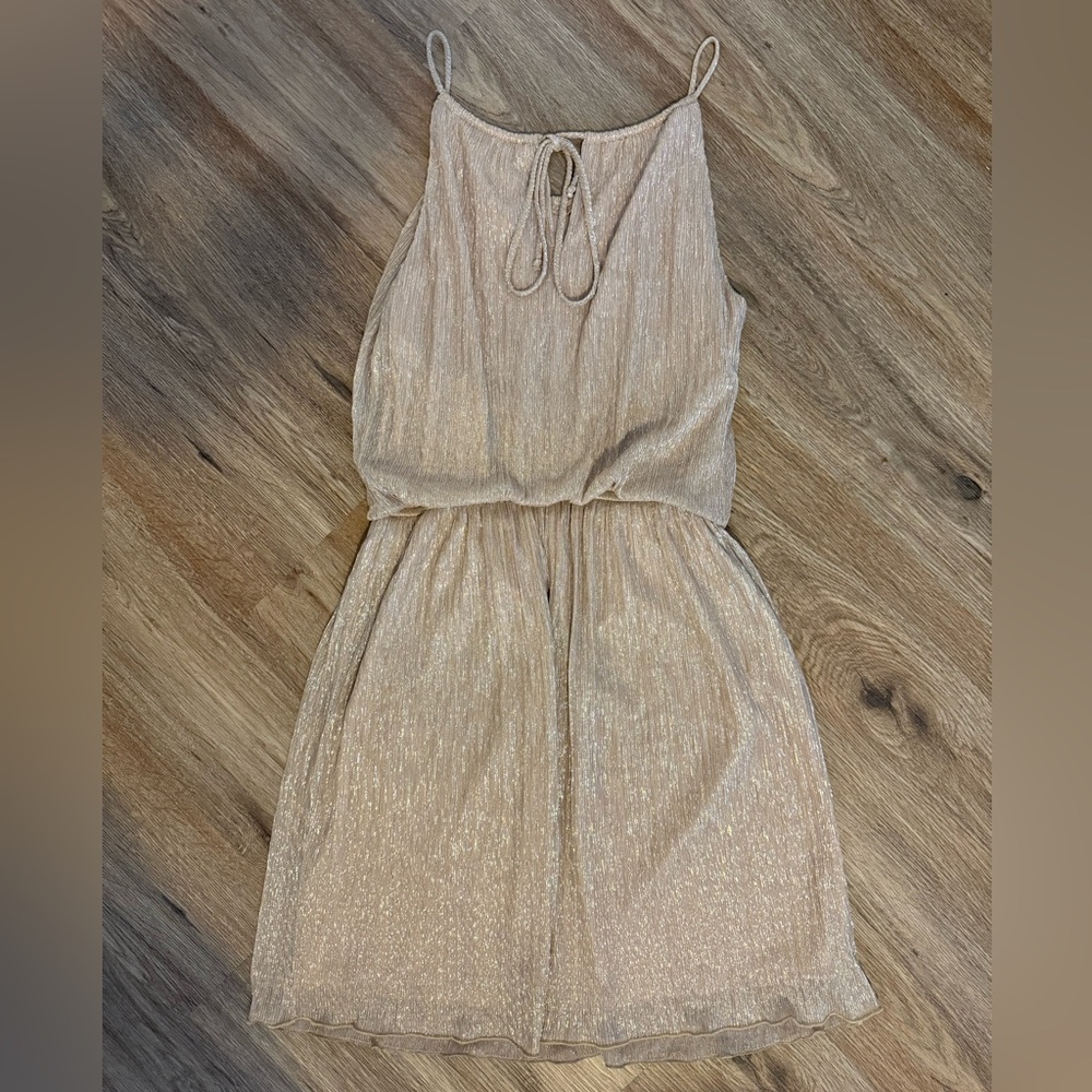 Metallic Gold Dress - Picture 3 of 4